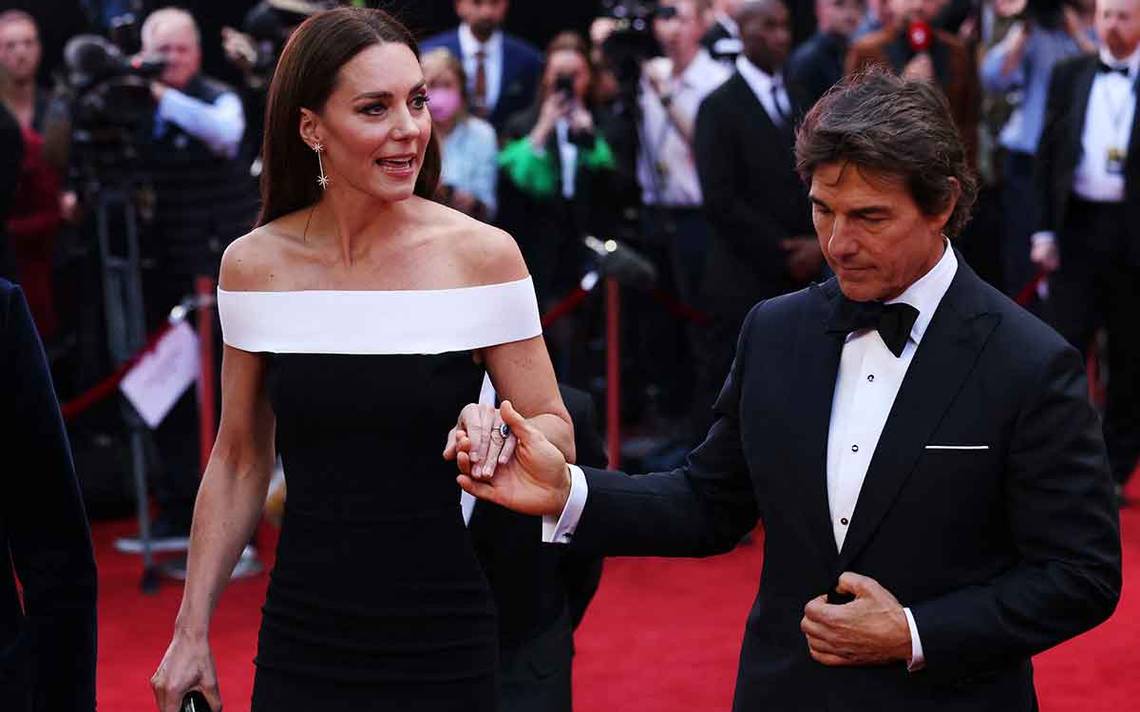 Así fue el look con el que Kate Middleton impactó en su encuentro con Tom Cruise