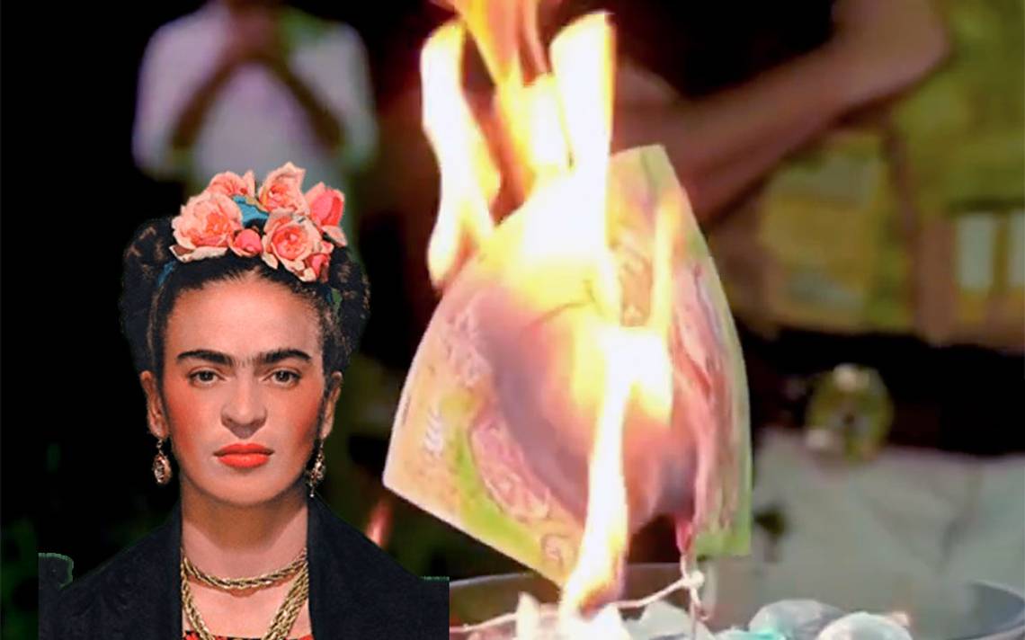 Queman obra de Frida Kahlo valuada en 10 mdd para convertirla en NFT