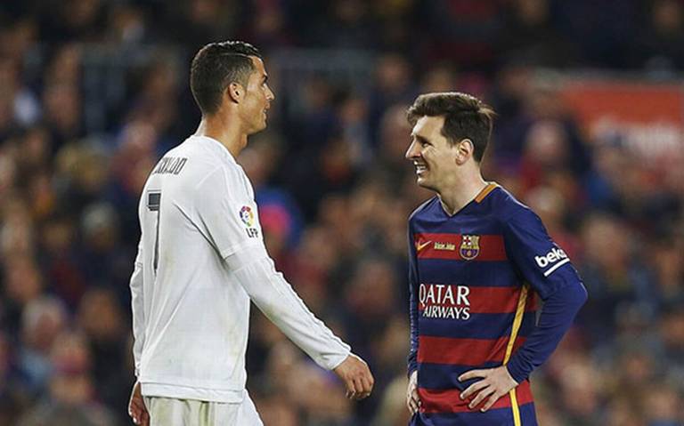 Video  Revelan el detrás de cámaras de la foto de Cristiano Ronaldo y Messi;  ni siquiera se vieron