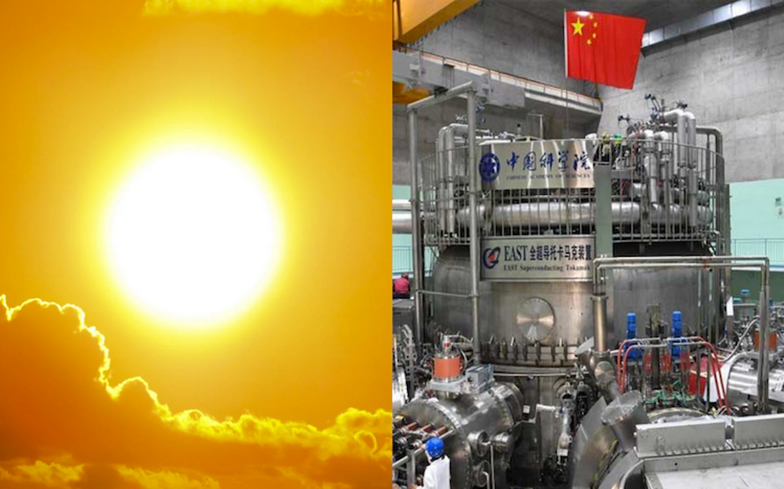 China logra recrear el Sol con el reactor de fusión nuclear EAST