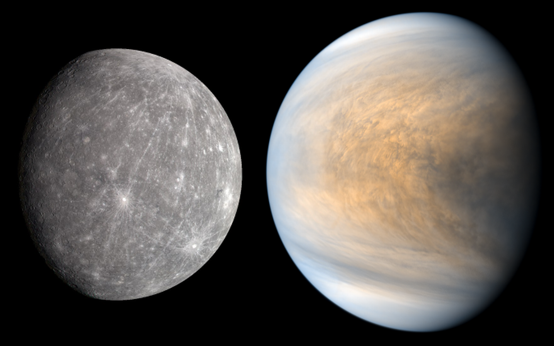 Mercurio y Venus brillan en el cielo – el Sol de México