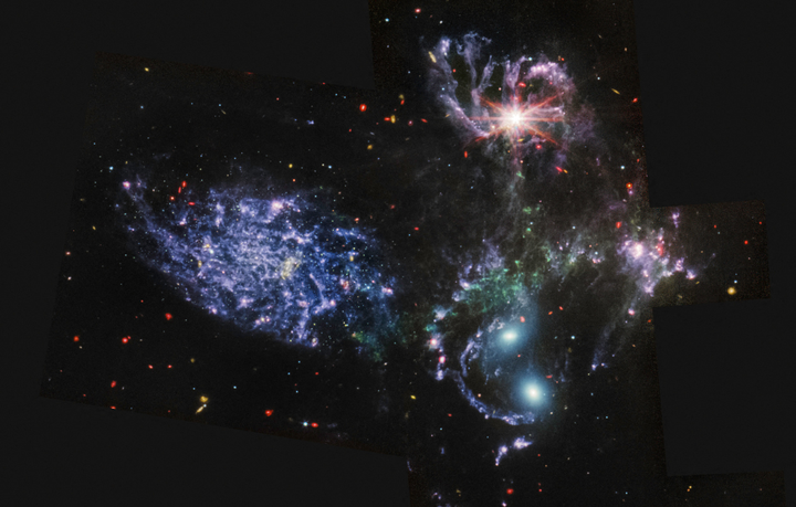 Agua en planeta distante y estrellas nacientes: las nuevas fotos del telescopio James Webb