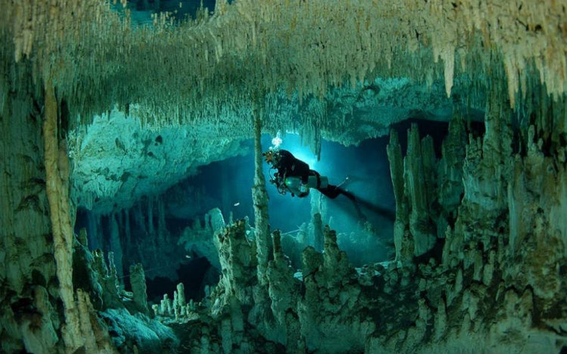 Sistema Sac Actún, uno de los sitios más profundos de México.