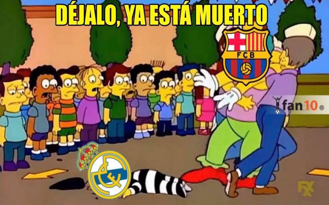 Barcelona Tambin Gole Al Real Madrid En Los Memes El Sol De Mxico