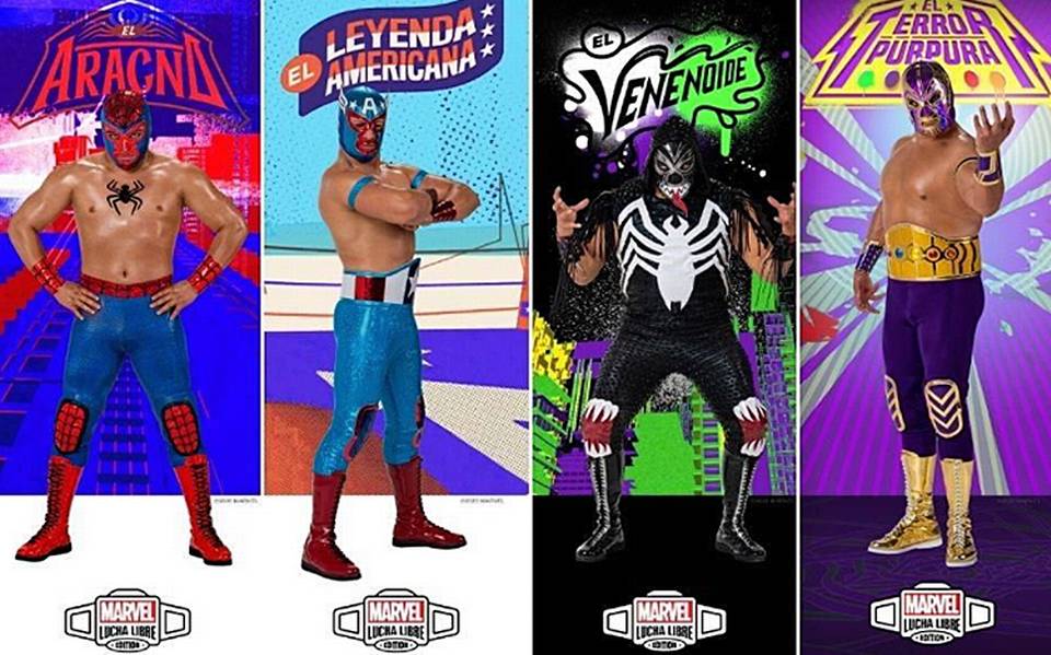 Destilar Observar donante Llegan a la AAA cuatro luchadores inspirados en el universo Marvel  Spider-Man Thanos Venom Capitán América - El Sol de México | Noticias,  Deportes, Gossip, Columnas