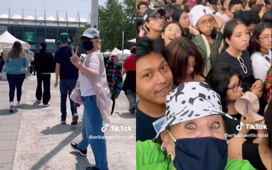 It was crazy: this is how Erika Buenfil narrated the adventure with her son at a Billie Eilish concert