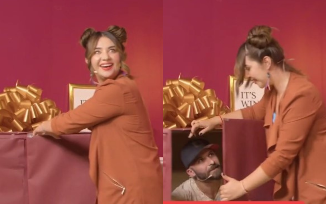 Imanol surprises Daniela Luján with a serenade during a live program (video)