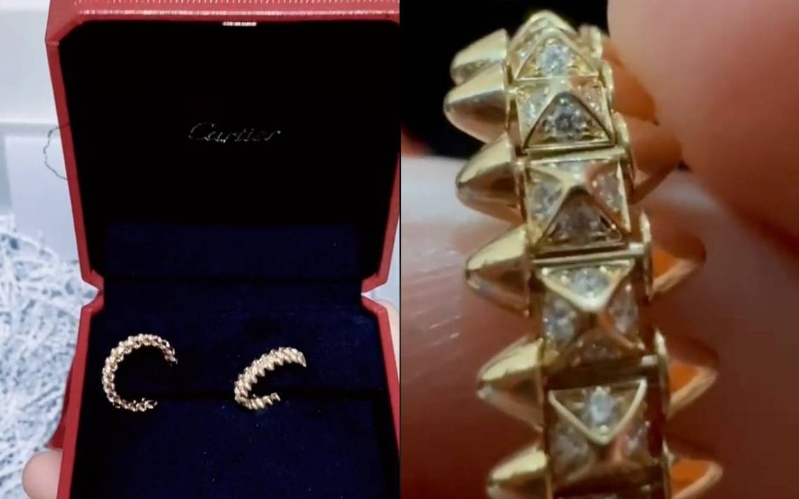 Young man who bought Cartier earrings for 237 pesos shows them off in unboxing [Video]