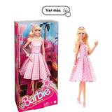 Barbie The Movie – Vestido rosa a cuadros