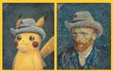 Pikachu por Van Gogh
