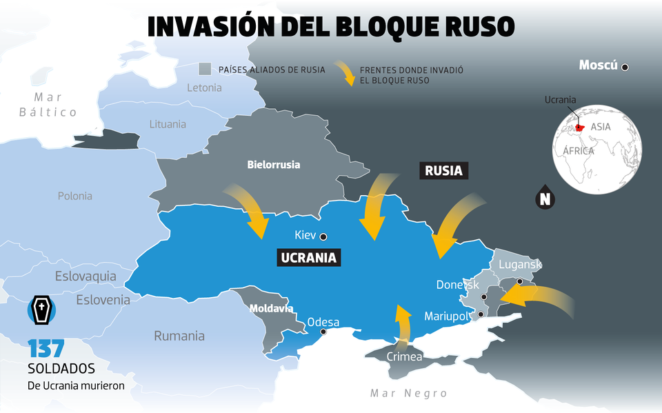 La invasión rusa en Ucrania es total - El Sol de México | Noticias,  Deportes, Gossip, Columnas