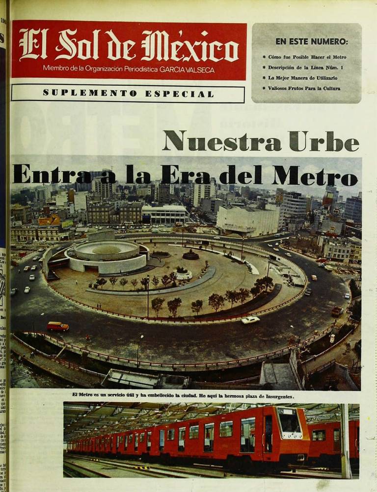Metro de la Ciudad de México Así fue el primer día en que el Metro cdmx  abrió sus puertas - El Sol de México | Noticias, Deportes, Gossip, Columnas