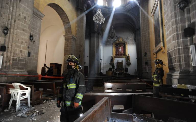 Dictaminan los daños por incendio en la Iglesia de la Santa Veracruz  colonia guerrero cdmx - El Sol de México | Noticias, Deportes, Gossip,  Columnas
