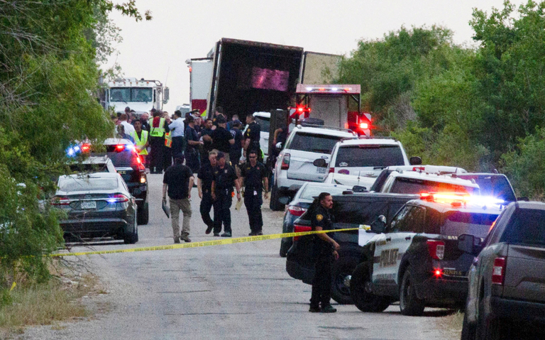 Detienen a cuatro mexicanos por la muerte de 53 migrantes en un trailer en  Texas - El Sol de México | Noticias, Deportes, Gossip, Columnas