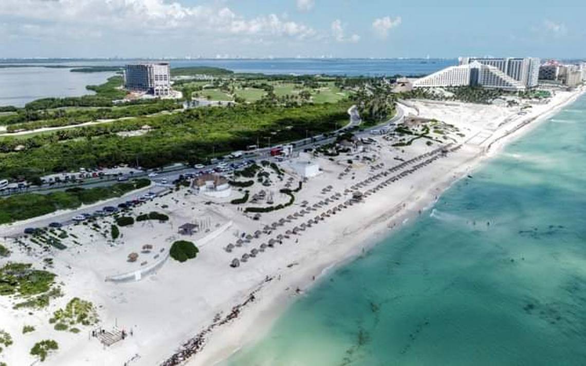 Concluye temporada de sargazo; recupera Caribe Mexicano la blancura de sus playas