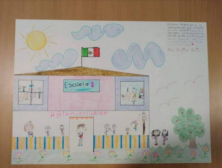 A través de dibujos, niños expresan su deseo de volver a clases - El Sol de  México | Noticias, Deportes, Gossip, Columnas