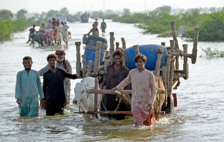 Una tercera parte de Pakistán está bajo el agua por las lluvias