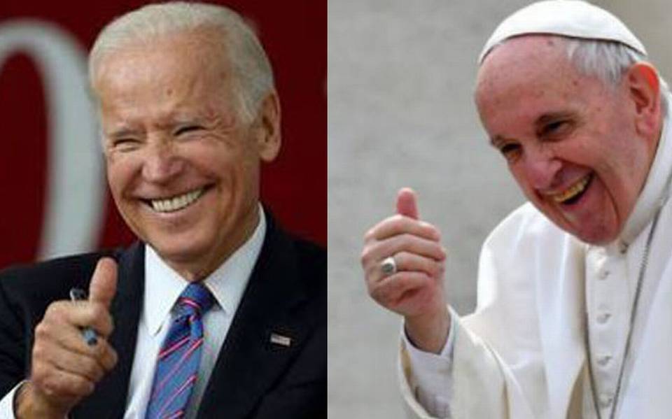 Papa Francisco con Joe Biden