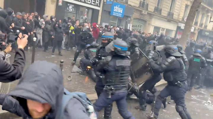 Protesta del 1 de mayo en Francia dejan más de 400 policías heridos; hay 540 detenidos