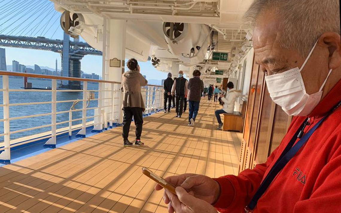 Coronavirus: 500 pasajeros abandonan crucero en Japón después de cuarentena