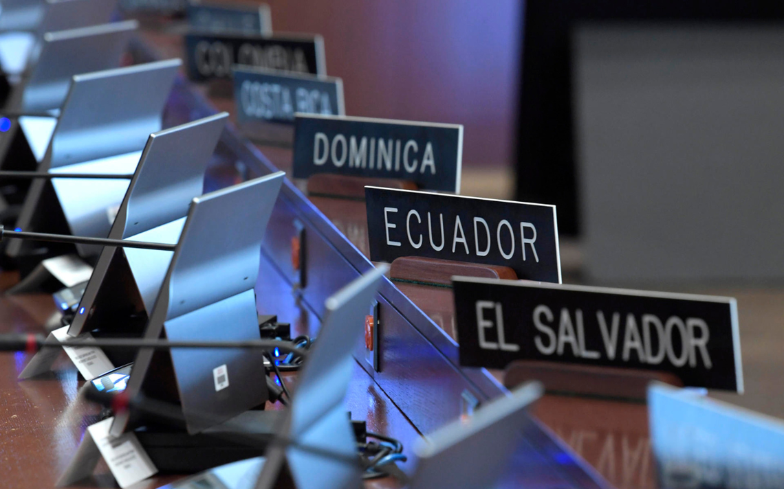 El Salvador se abstiene de votar contra Ecuador ante la OEA