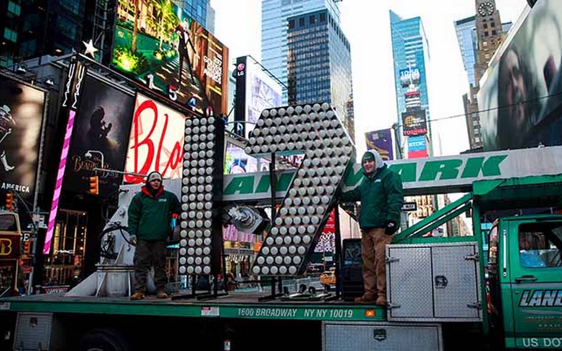 Numerals For Times Square New Year's Eve Celebration Are Delivered To Times Square