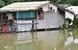 Las lluvias han arrasado con comunidades en Tailandia. | Foto: AFP